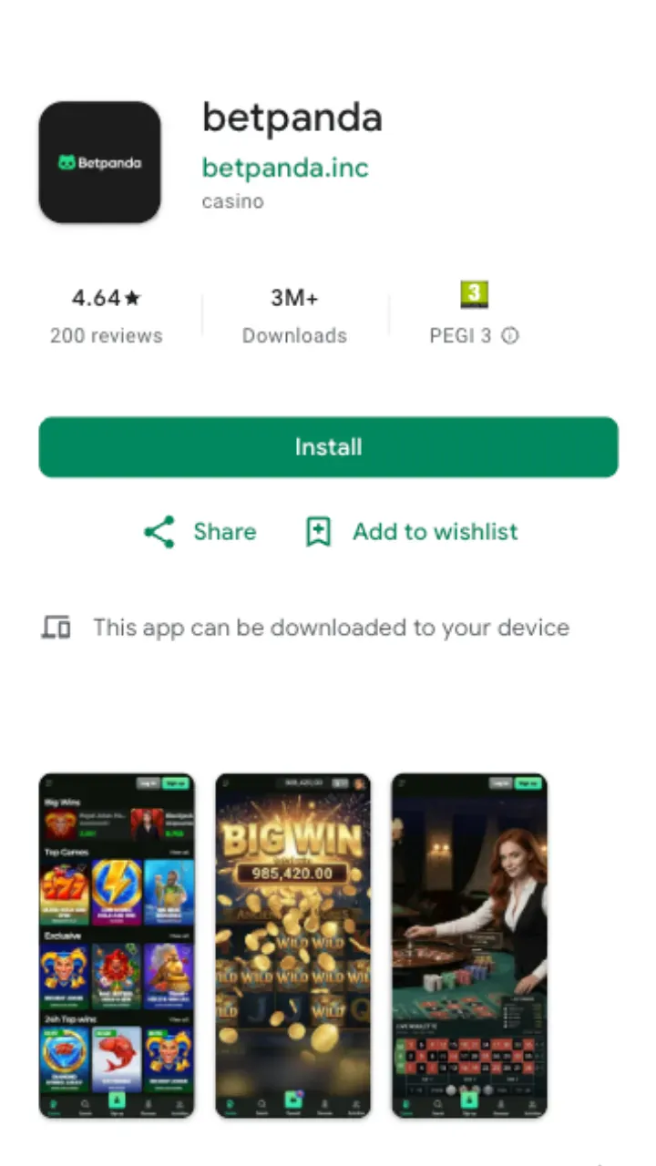Betpanda app